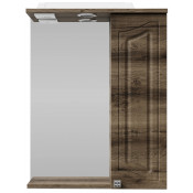 Зеркальный шкаф Vod-ok Адам 55 R дуб крымский коричневый