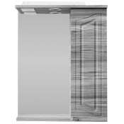 Зеркальный шкаф Vod-ok Адам 55 R лиственница серая