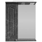 Зеркальный шкаф Vod-ok Адам 55 L мрамор графит