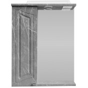 Зеркальный шкаф Vod-ok Адам 55 L мрамор серый