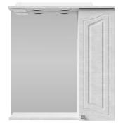Зеркальный шкаф Vod-ok Адам 65 R белый камень 57805