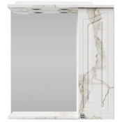 Зеркальный шкаф Vod-ok Адам 65 R мрамор белый натур милк 2537