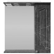 Зеркальный шкаф Vod-ok Адам 65 R мрамор графит