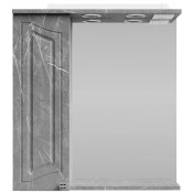 Зеркальный шкаф Vod-ok Адам 65 L мрамор серый софт тач 4044-1