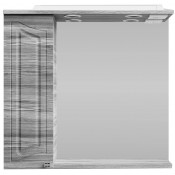 Зеркальный шкаф Vod-ok Адам 75 L лиственница серая