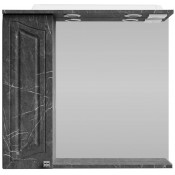 Зеркальный шкаф Vod-ok Адам 75 L мрамор графит