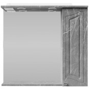 Зеркальный шкаф Vod-ok Адам 75 R мрамор серый софт тач 4044-1