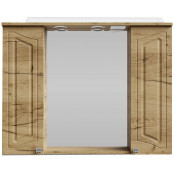 Зеркальный шкаф Vod-ok Адам 90 дуб тортуга 2357-43