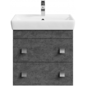 Тумба под раковину Vod-ok Квадро 60 серый камень