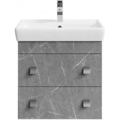 Тумба под раковину Vod-ok Квадро 60 мрамор серый