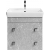Тумба под раковину Vod-ok Квадро 60 мрамор белый