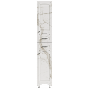 Пенал Vod-ok Адам 35 L мрамор белый натур милк 2537