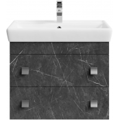 Тумба под раковину Vod-ok Квадро 70 мрамор графит софт тач 4044-3