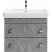 Тумба под раковину Vod-ok Квадро 70 мрамор серый