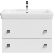 Тумба c раковиной Vod-ok Квадро 80 белый