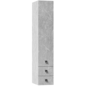 Пенал Vod-ok Квадро 30 L мрамор белый софт тач 4044-2