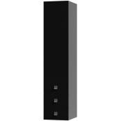 Пенал Vod-ok Квадро 35 R черный глянец