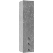 Пенал Vod-ok Квадро 35 L мрамор серый