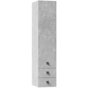 Пенал Vod-ok Квадро 35 L мрамор белый