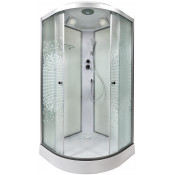 Душевая кабина AvaCan L909 90х90 хром/узорчатое