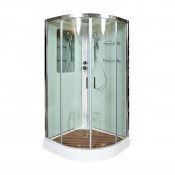 Душевая кабина AvaCan A09 90х90 прозрачное/хром