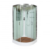 Душевая кабина AvaCan A01 100х100 прозрачное/хром