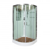 Душевая кабина AvaCan A01 с гидромассажем 100х100 прозрачное/хром