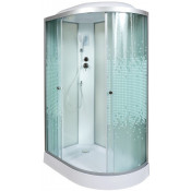 Душевая кабина AvaCan L902LEL 120х80 с электрикой хром/узорчатое