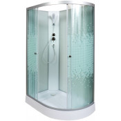 Душевая кабина AvaCan L902LN 120х80 хром/узорчатое