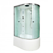 Душевая кабина AvaCan EM5012L с гидромассажем и электрикой 120x90 стекло с узором/хром