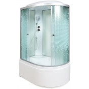 Душевая кабина DTO L920LEL 120х80 с электрикой хром/узорчатое