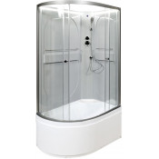 Душевая кабина AvaCan L620RNLED 120х80 с подсветкой хром/прозрачное