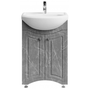 Тумба под раковину Vod-ok Адам 55 мрамор серый