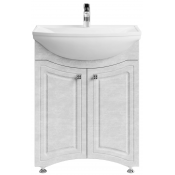 Тумба с раковиной Vod-ok Адам 65 белый камень