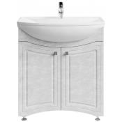 Тумба под раковину Vod-ok Адам 75 белый камень