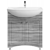 Тумба под раковину Vod-ok Адам 75 лиственница структурная контрастно-серая