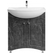 Тумба под раковину Vod-ok Адам 75 мрамор графит