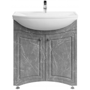Тумба под раковину Vod-ok Адам 75 мрамор серый софт тач 4044-1
