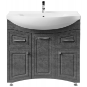 Тумба под раковину Vod-ok Адам 90 L серый камень 57806