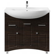 Тумба с раковиной Vod-ok Адам 90 L палисандр