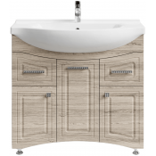 Тумба под раковину Vod-ok Адам 90 R дубослив ореховый светлый