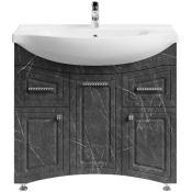Тумба под раковину Vod-ok Адам 90 R мрамор графит