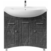 Тумба под раковину Vod-ok Адам 90 L мрамор графит