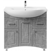 Тумба под раковину Vod-ok Адам 90 L мрамор серый