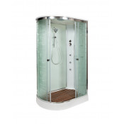 Душевая кабина AvaCan EM2012R с гидромассажем 120x90 стекло с узором/хром