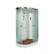 Душевая кабина AvaCan EM2012R с электрикой 120x90 стекло с узором/хром