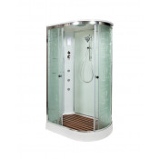 Душевая кабина AvaCan EM2012L с гидромассажем и электрикой 120x90 стекло с узором/хром