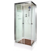 Душевая кабина DTO K409S 90х90 хром/прозрачное