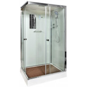 Душевая кабина DTO K402SEL с электрикой 120х90 хром/прозрачное