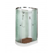 Душевая кабина AvaCan EM1512RN 120x80 стекло с узором/хром
